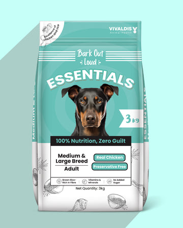 ESSENTIALS Adult Dry Dog Food  - Medium & Large Breed